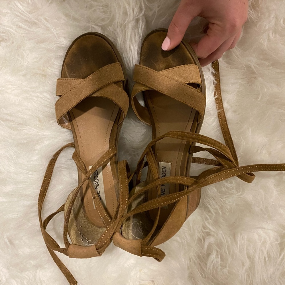 madden girl lace dress up strappy sandal